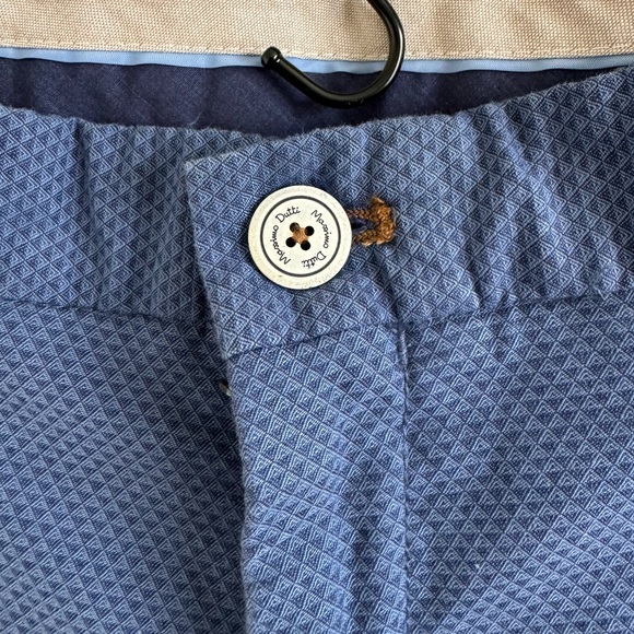 Massimo Dutti Soft Fabric Pants Slim Fit Mens Size 38 Blue - Picture 4 of 11